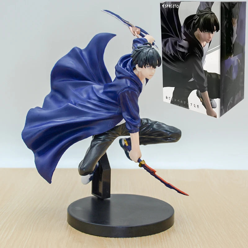 Figura da collezione Igris, il Comandante Rosso Sangue, action figure di Solo Leveling, dettagliata e colorata, di Otaku Family Store Online