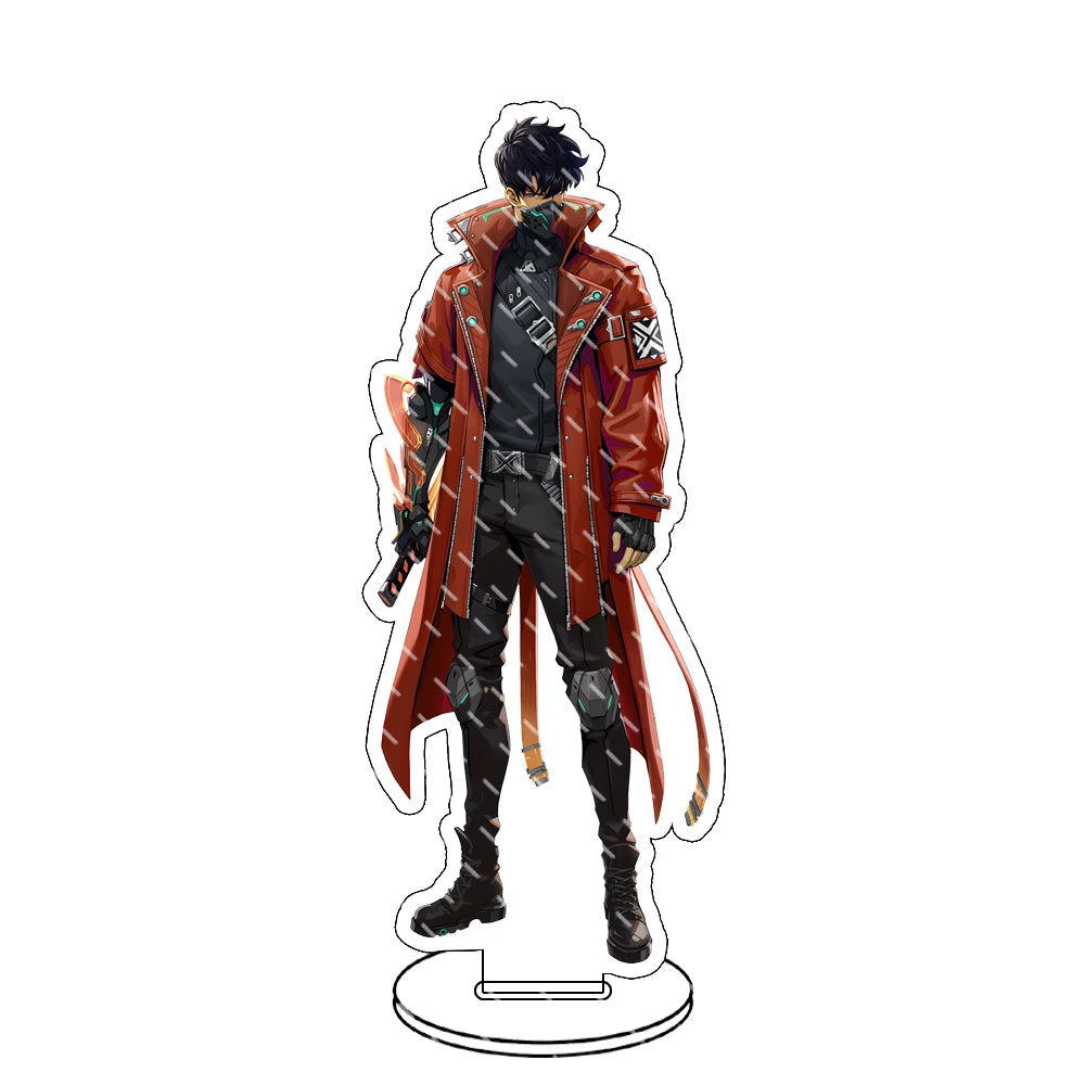 Supporto in acrilico Solo Leveling Sung Jin-Woo, gadget collezionabile in stile anime, perfetto per appassionati Otaku.