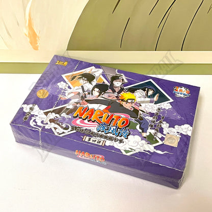 Carte Naruto TCG Chapter of the Ninja di Otaku Family Store Online, scatola con carte rare e aperta, immagini di carte da collezione.