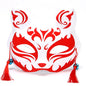 Maschera leggera di volpe per cosplay, copricapo animale con dettagli realistici, ideale per feste di Halloween e costumi.