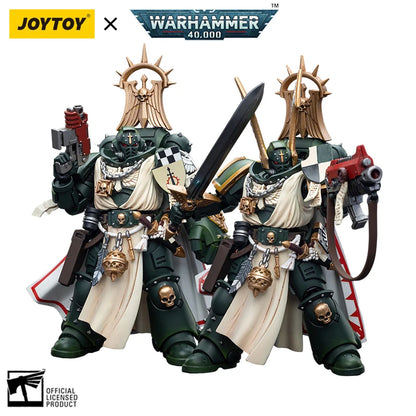 Figura d'azione Warhammer 40k Dark Angels Master Lazarus con pugno energetico, altezza 12cm, marca Otaku Family Store Online