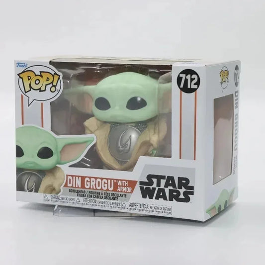 Funkopop Star Wars Obi-Wan Kenobi e Darth Vader, figure in stile cartoon con dettagli colorati, personaggi iconici della saga Star Wars