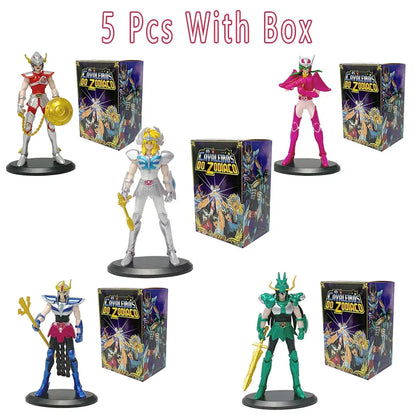 Figura d'azione COLLECTION Anime Phoenix Ikki Hyoga Seiya Shiryu, personaggi di Saint Seiya, dettagli vivaci e pose dinamiche