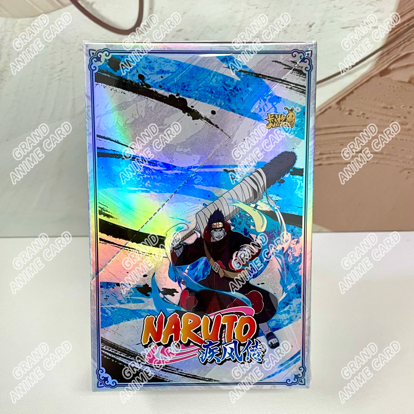Scatola di carte Naruto KAYOU, collezione booster ufficiale T2W9/T4W8, con immagini di personaggi Naruto e dettagli colorati