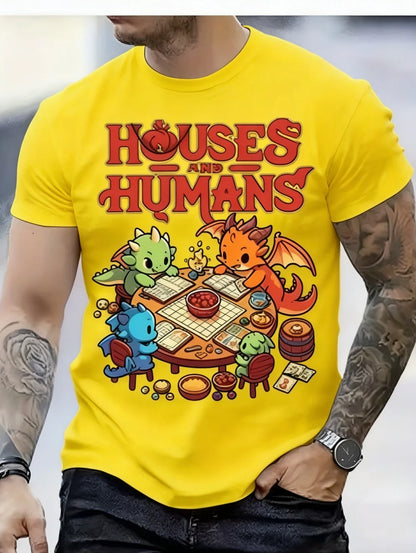 T-shirt Dungeons & Dragons vintage Y2K con stampa 3D, gadget da collezione in stile retrò, prodotto da Otaku Family Store Online