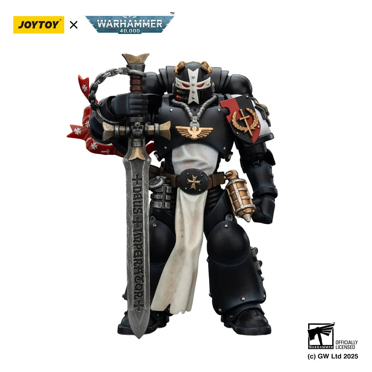 Miniatura di Otaku Family Store: figura d'azione Black Templars Emperor's Champion "Bayard's Revenge" Warhammer 40K 1/18