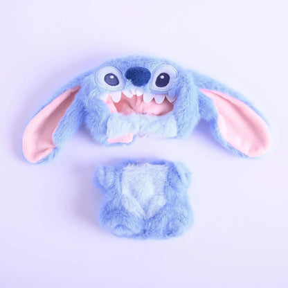 Set di abbigliamento carino per bambola Labubu 3.0, vestiti cartoon mini plush da 17cm, accessori moda per regali di Natale.