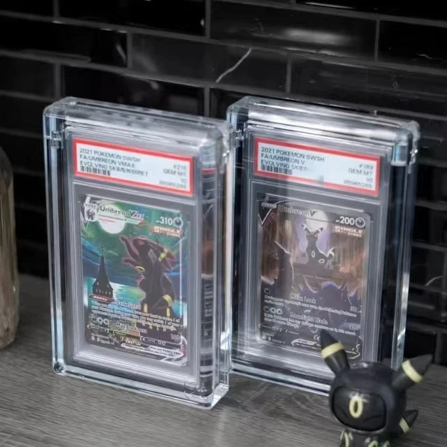 Vetrina magnetica in acrilico Otaku Family Store per card slab Graduate CGC/BGS, protezione trasparente per carte da collezione.