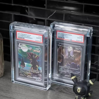 Vetrina magnetica in acrilico Otaku Family Store per card slab Graduate CGC/BGS, protezione trasparente per carte da collezione.