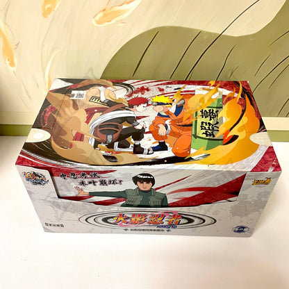 Carte da gioco Naruto TCG Chapter of the Ninja, box aperta con carte rare e speciale, brand Otaku Family Store Online.