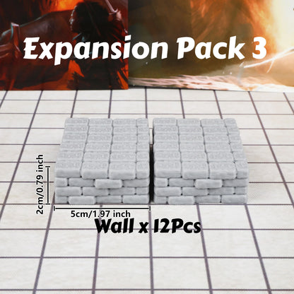 Gadget Le Mura del Dungeon Ti Attendono, modello da 28mm, con dettagli realistici e design ispirato ai giochi di ruolo fantasy.