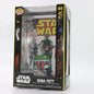 Funko Pop Star Wars Darth Vader e Obi-W-Wan Kenobi in stile cartoon, personaggi originali in statuette da collezione.
