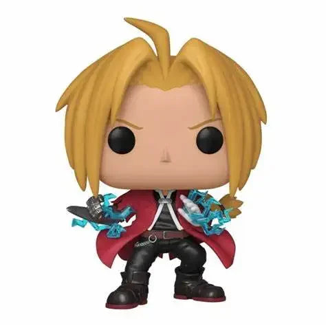 Funko POP di Edward ed Alphonse Elric della serie Alchemist, figure in vinile con dettagli caratteristici, in stile collezionabile.