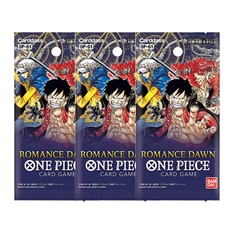 Pacchetto di carte del gioco One Piece Booster Pack OP01-OP12, con carte da collezione di Otaku Family Store Online.