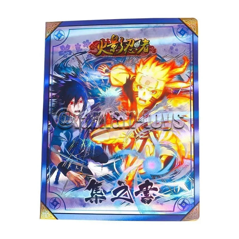 Carte da gioco Naruto TCG Kakashi e ninja di Shippuden, collezione di carte in stile anime con personaggi dettagliati.