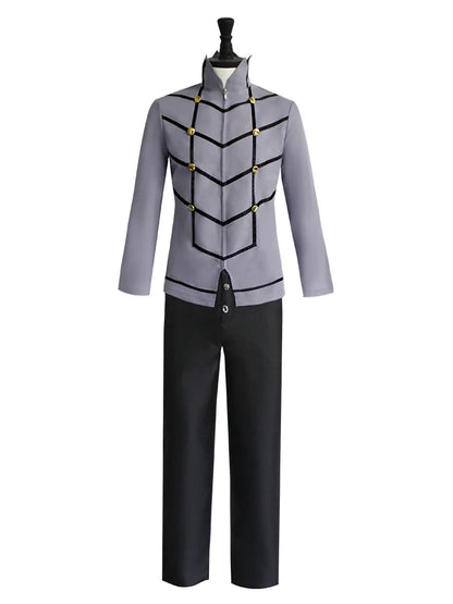 Costume cosplay completo di Joker Persona 5, cappotto nero, parrucca, maschera, guanti e accessori per cosplay di Otaku Family.