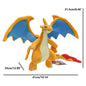 Peluche Evolution Mega Charizard Y di 20cm, morbido e colorato, peluche di Pokémon Dragon, perfetto regalo per bambini e collezionisti.