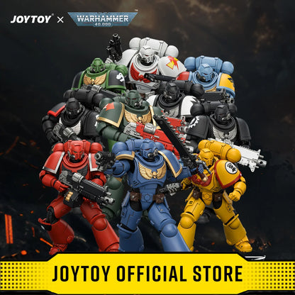 Action figure Ultramarines Intercessor Warhammer 40,000 1/18 con fucile a impulsi, pistola e catena.