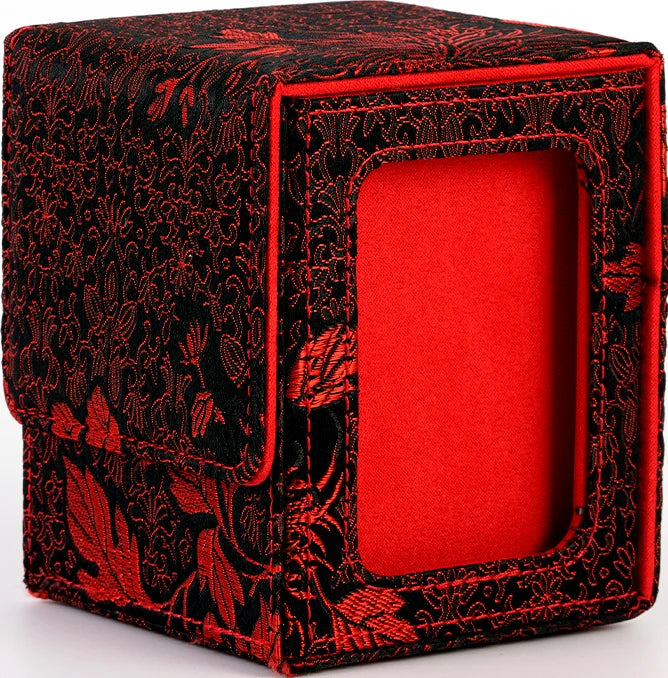 Scatola per carte con finestra trasparente e porta carte magnetico Otaku Family Store Online, capienza oltre 120 carte TCG.