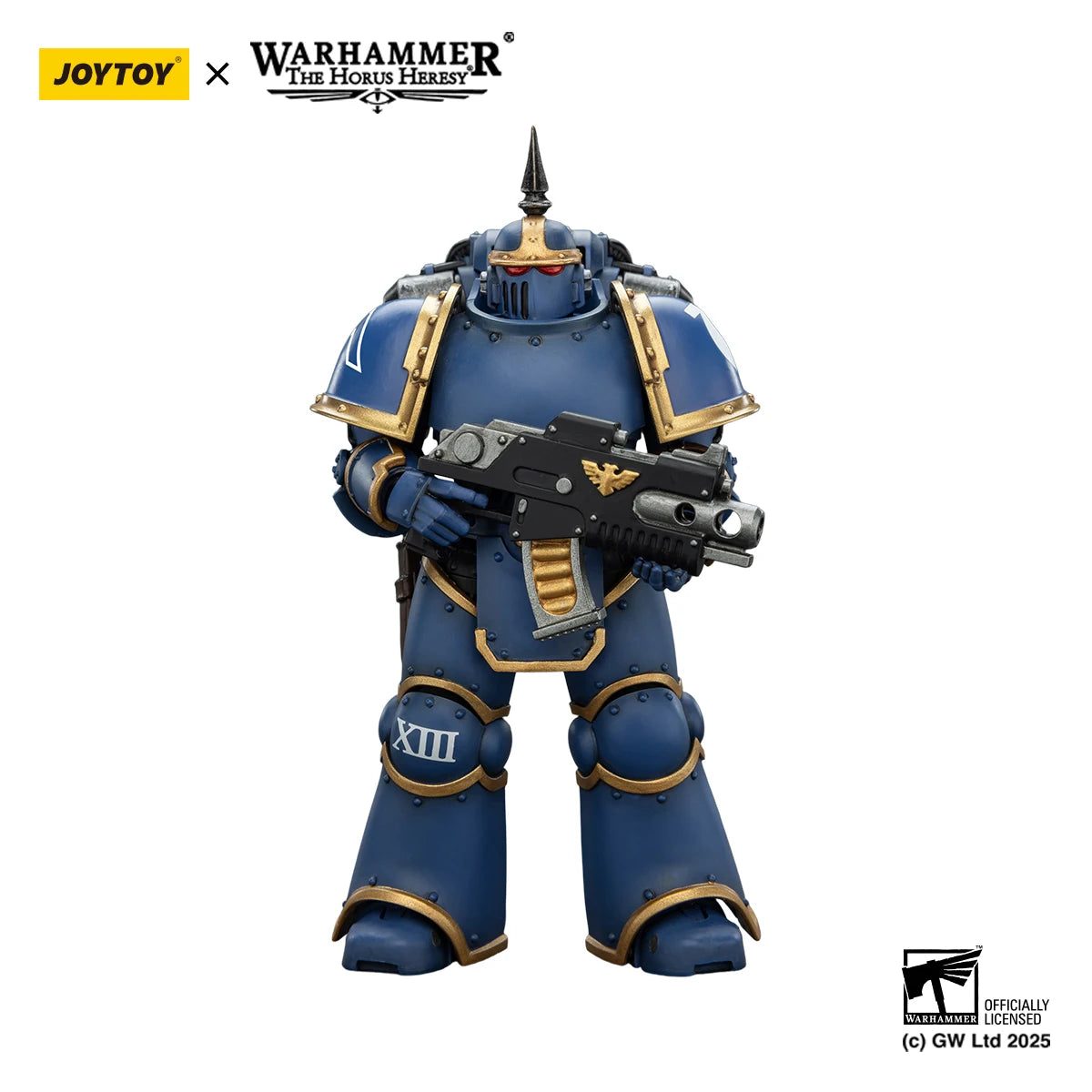 Action figure Warhammer JOYTOY Legione Space Wolves Blood Angels Imperial Fists MK III Tactical in divisa da Warhammer, dettagliata e colorata