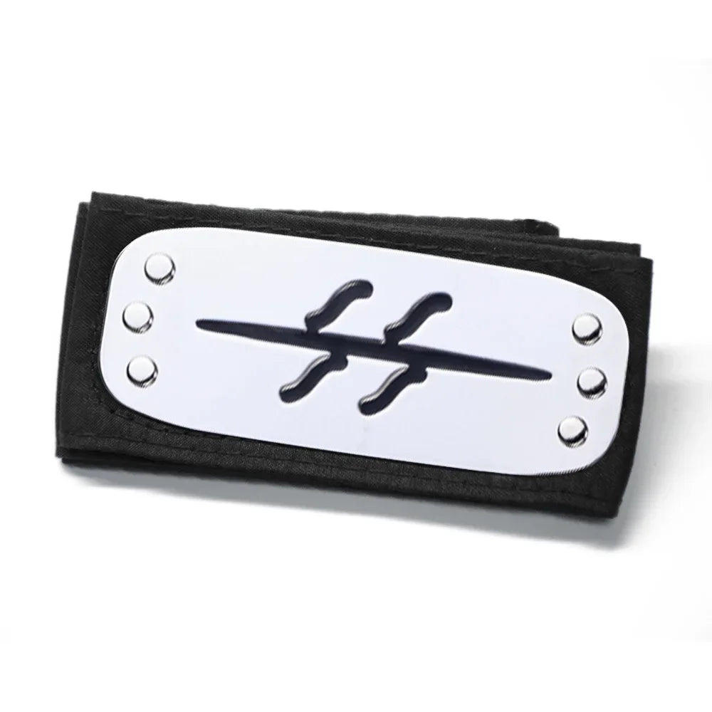 Coprico Naruto cosplay Otaku Family Store, fascia per la fronte ninja Hitai-ate, accessorio cosplay Naruto con dettagli realistici