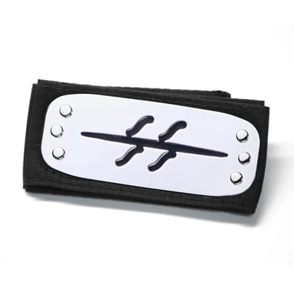 Coprico Naruto cosplay Otaku Family Store, fascia per la fronte ninja Hitai-ate, accessorio cosplay Naruto con dettagli realistici