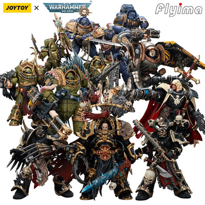 Action figure Warhammer 40K Abaddon the Despoiler e Death Guard in armatura Primus, set di 3 pezzi, marca Otaku Family Store Online
