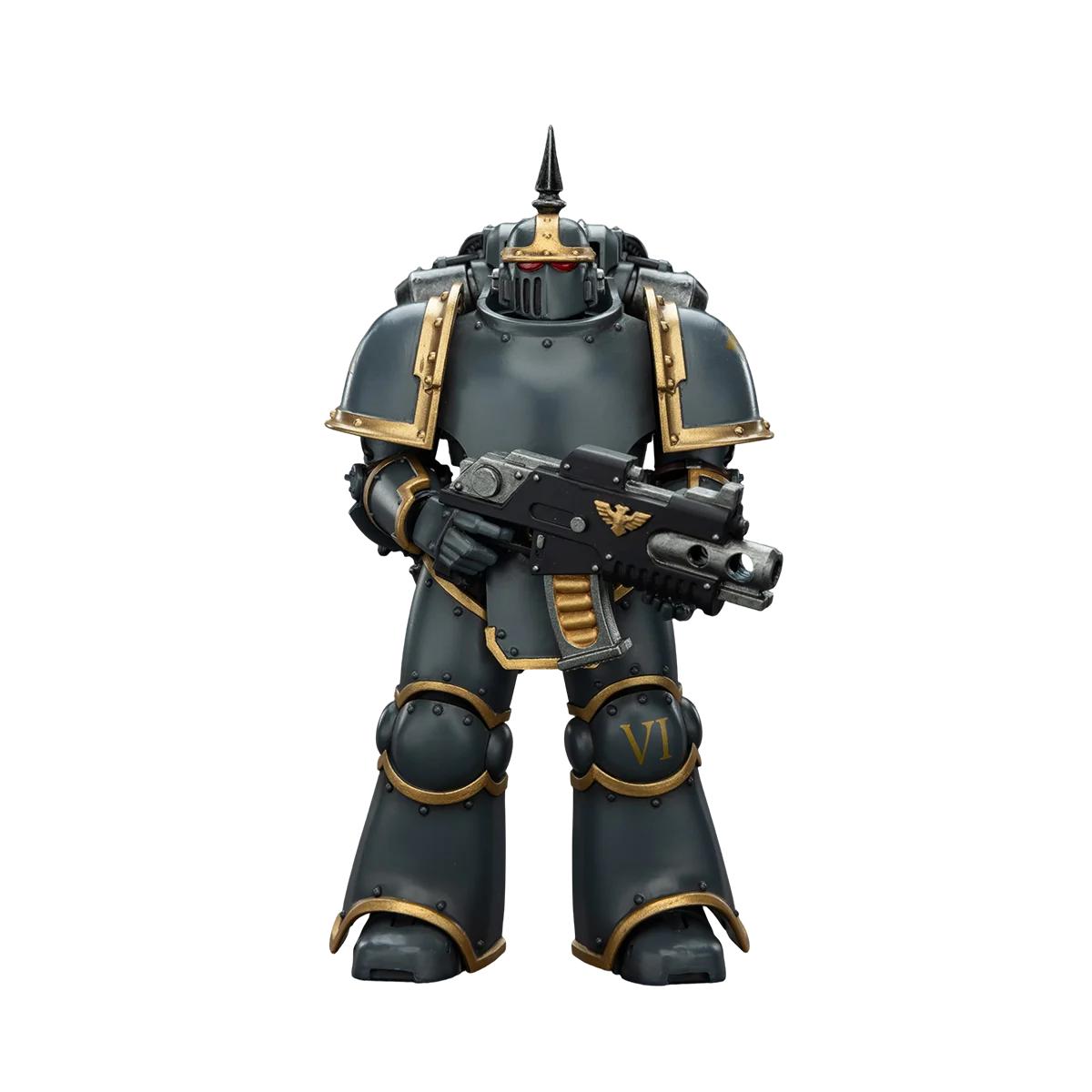 Figura d'azione Warhammer "The Horus Heresy" Space Wolves, Blood Angels e Imperial Fists, dettaglio militare in plastica 1/18