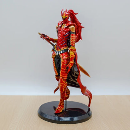 Action figure Igris, il Comandante Rosso Sangue da Solo Leveling, con dettagli ricchi e posa dinamica, prodotto Otaku Family Store Online