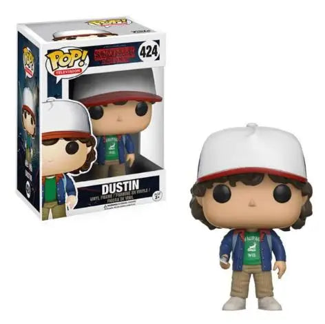 Funko Pop Stranger Series: Eddie, Dustin, Steve, Robin e Eleven in vinile, personaggi della serie TV.