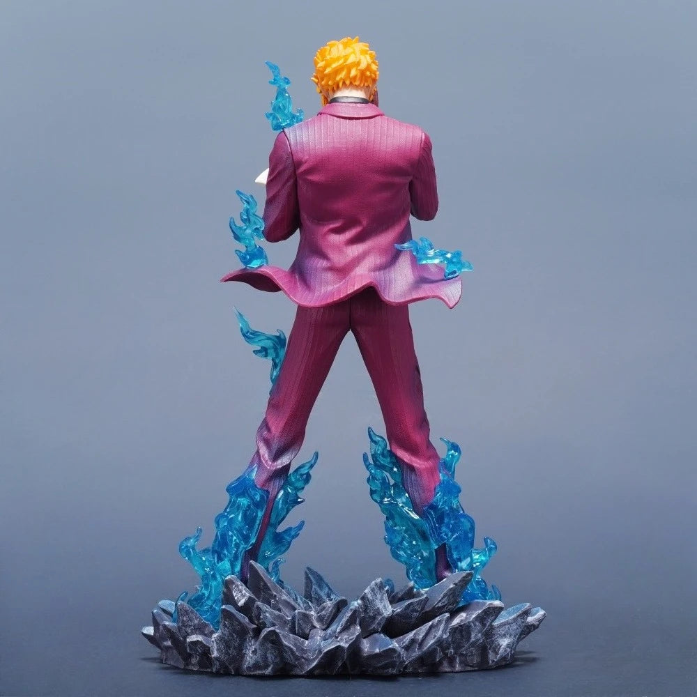 Figura action Sanji di ONE PIECE, 25cm in PVC, statuetta dettagliata, decorazione da scrivania, collezione e regalo Otaku Family Store