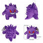 Peluche Gengar di Pokémon, plush morbido di Mega Gengar, personaggio anime, ideale come bambola da collezione.