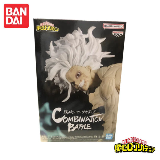 Action figure di Midoriya Izuku e Shigaraki Tomura di My Hero Academia, dettagliata e colorata, prodotto originale Bandai.