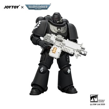 Action figure Warhammer 40.000 Ultramarines Intercessor Otaku Family con fucile a impulsi, pistola e spada a catena, dettagli realistici