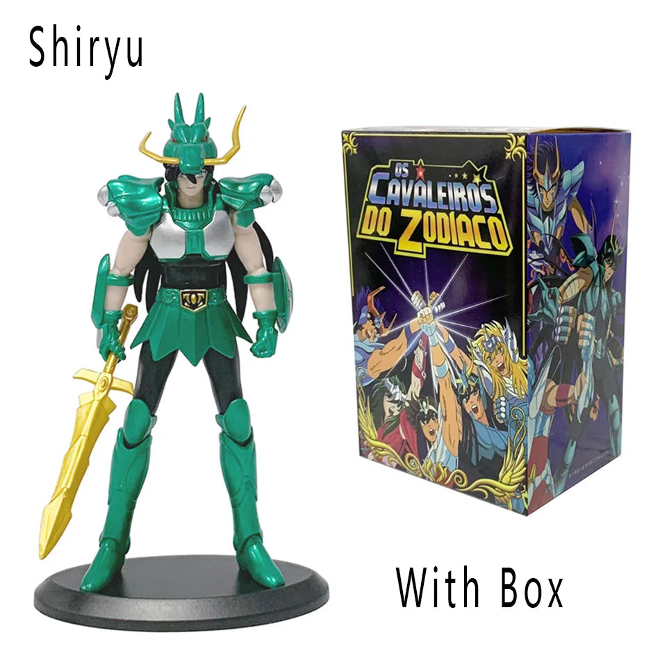 Figura d'azione della collezione anime Phoenix Ikki, Hyoga, Seiya e Shiryu, personaggi di Saint Seiya, brand Otaku Family Store.