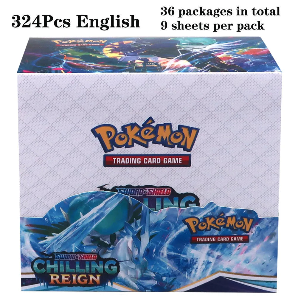 Scatola booster Misti Pokémon Carte collezionabili Otaku Family Store con 36 buste da 9 carte, edizione inglese, 324 carte totali