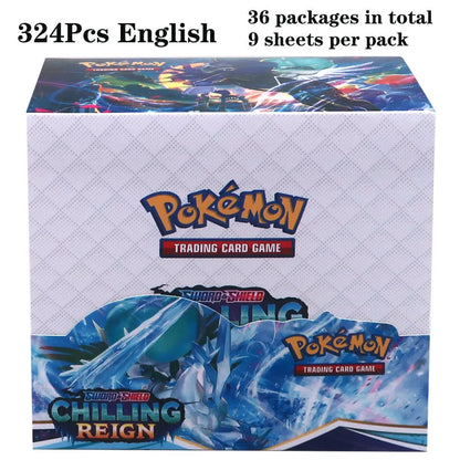 Scatola booster Misti Pokémon Carte collezionabili Otaku Family Store con 36 buste da 9 carte, edizione inglese, 324 carte totali