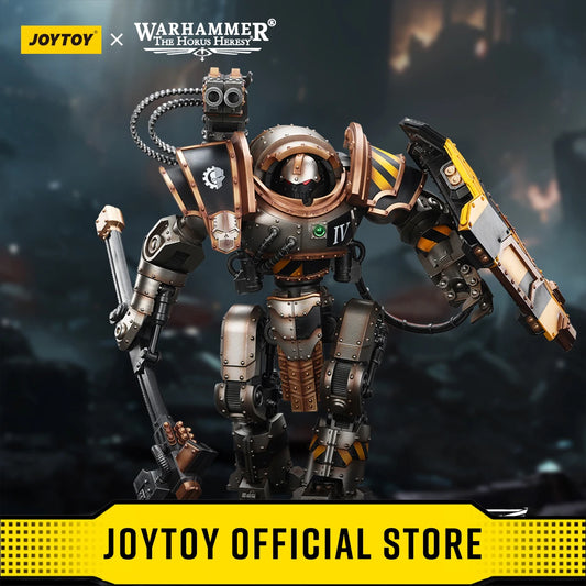 Figura d'azione Warhammer Iron Warriors Domitar-Ferrum con scudo da battaglia Karceri, robot da combattimento automata Otaku Family Store