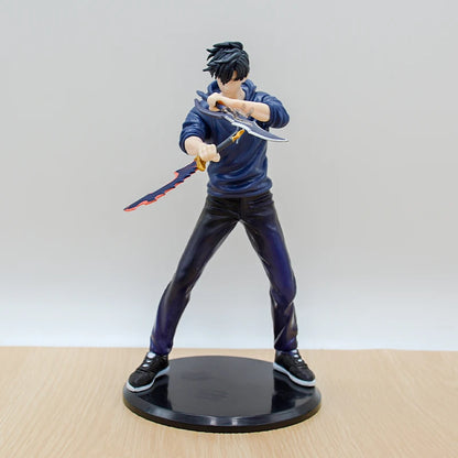 Figura d'azione di Sung Jinwoo, 20cm, da Solo Leveling, modello da collezione di Otaku Family Store, con dettagli realistici e dinamici.
