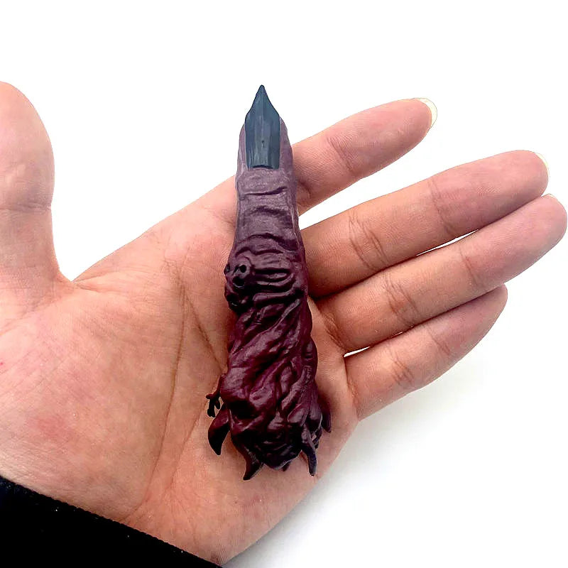 Dita del dito di Ryomen Sukuna da Jujutsu Kaisen, figura in plastica per cosplay, accessorio dettagliato e realistico.