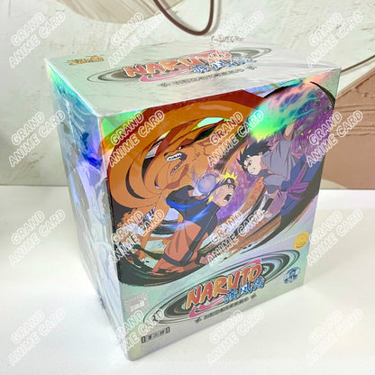 Scatola di carte da collezione Naruto Kayou di Otaku Family Store, confezione booster ufficiale con illustrazioni di personaggi Naruto.