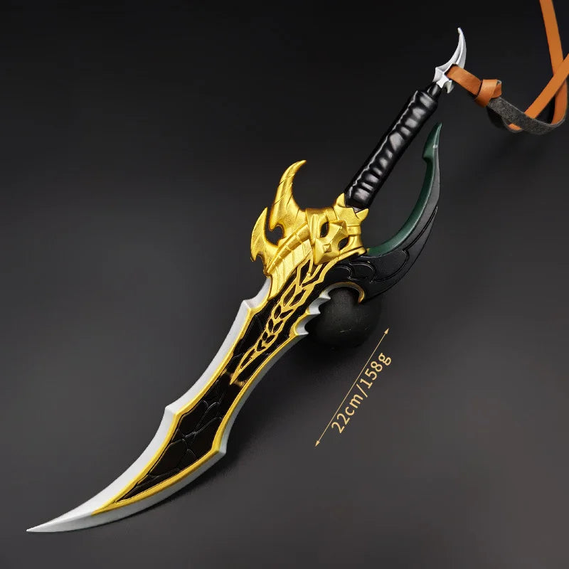 Portachiavi gadget Spada "Knight Killer" di Solo Leveling, in metallo con dettaglio della spada, ideale per collezionisti anime.