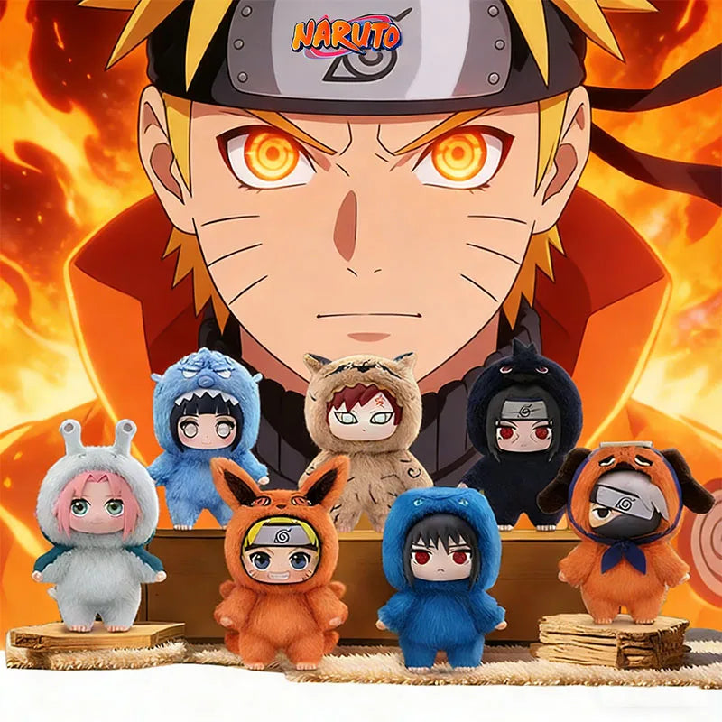 Gadget Naruto Blind Box Eaki di Otaku Family Store Online, scatola sorpresa con personaggi di Shippuden in stile Eaki.