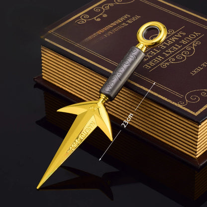Gadget KUNAI MINATO, strumenti di Otaku Family Store, con dettagli realistici e design ispirato al dio del fulmine volante.