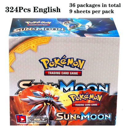 Scatola booster Misti Pokémon Carte Collezionabili Otaku Family Store, 36 buste da 9 carte, edizione inglese, 324 carte totali