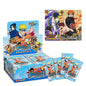 Scatola di carte Otaku Family Store con bustine e carte in cinese, decorata con foglia d'oro, per giochi di carte e collezioni.