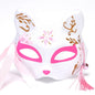 Maschera leggera da cosplay con volto di volpe, accessorio animale per costume, mascherata per feste di Halloween, Otaku Family Store