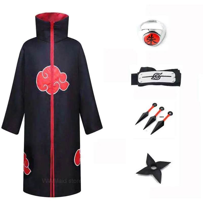 Maschera cosplay HATAKE KAKASHI del ninja Naruto, dettagliata e realistica, perfetta per il costume di Otaku Family Store Online.