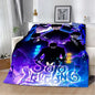 Lenzuola Solo Leveling con stampa 3D di mani e personaggio, flanella calda e morbida, ideale per gadget Otaku.