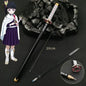 Penna gel stile anime Demon Slayer con refil nero da 0,5mm, gadget cosplay spada, perfetta come regalo per studenti e appassionati Otaku.